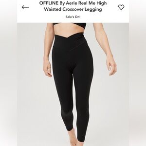 Offline by Aerie Real Me high waisted Crossover leggings